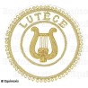 Badge / Macaron GLNF – Grande tenue provinciale – Grand Organiste – Lutèce – Brodé main